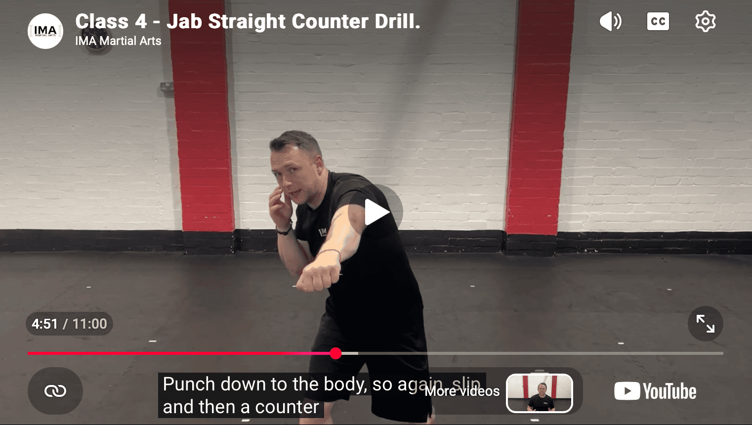 Jab Straight Counter Drill